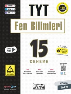 TYT FEN BİLİMLERİ 15 Lİ DENEME YKS Fotokopi