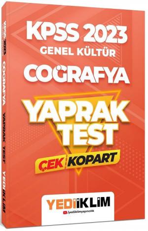 Coğrafya Çek Kopart Yaprak Test YKS Fotokopi