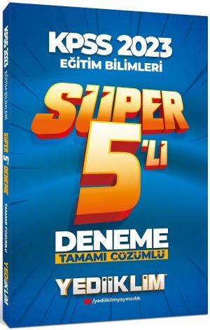 Eğitim Bilimleri Tamamı Çözümlü Süper 5`li Deneme YKS Fotokopi