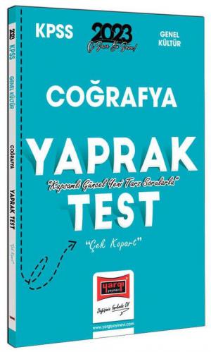 Coğrafya Çek Kopart Yaprak Test YKS Fotokopi