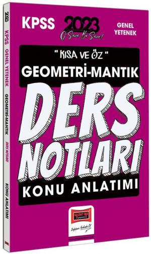 Kısa ve Öz Geometri ve Sayısal Mantık Konu Anlatımı Ders Notları YKS Fotokopi