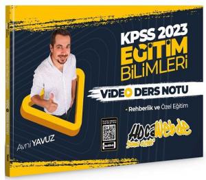 Rehberlik ve Özel Eğitim Video Ders Notları YKS Fotokopi