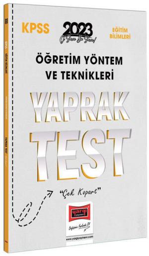 Öğretim Yöntem ve Teknikleri Yaprak Test YKS Fotokopi