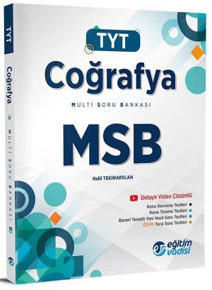 TYT Coğrafya MSB Multi Soru Bankası Video Çözümlü YKS Fotokopi