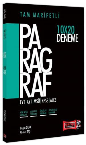 TYT AYT MSÜ KPSS ALES İçin Tam Marifetli Paragraf 10x20 Deneme YKS Fotokopi