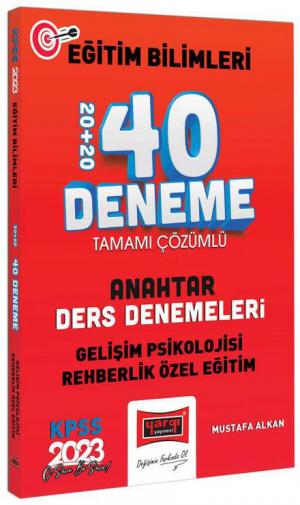Gelişim Psikolojisi Rehberlik Özel Eğitim Tamamı Çözümlü 40 Deneme YKS Fotokopi