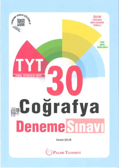 TYT Coğrafya 30 Deneme Sınavı YKS Fotokopi