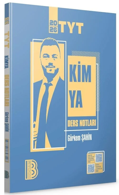 2026 YKS TYT Kimya Ders Notları Görkem Şahin Benim Hocam Yayınları YKS Fotokopi
