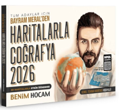 2026 Tüm Adaylar İçin Haritalarla Coğrafya Konu Anlatımı Benim Hocam Yayınları