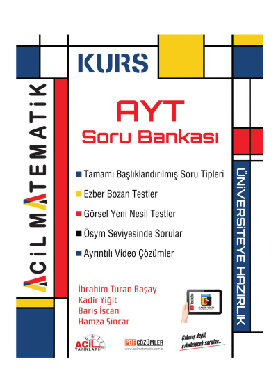 AYT Matematik KURS Soru Bankası Acil Yayınları YKS Fotokopi