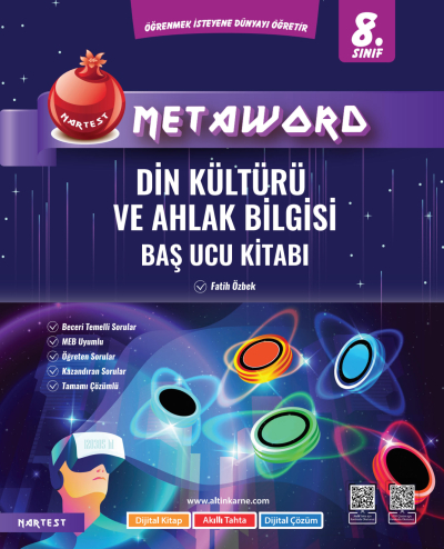 8. Sınıf Metaword Din Kültürü Ve Ahlak Bilgisi Nartest Yayınları YKS Fotokopi