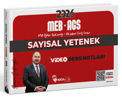 2026 MEB-AGS Sayısal Yetenek Video Ders Notları Güven Göllüoğlu Hoca Kafası Yayınları