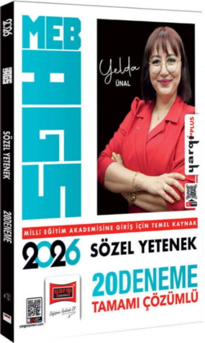 MEB-AGS Sözel Yetenek 20 Deneme Çözümlü - Yelda Ünal Yargı Yayınları YKS Fotokopi