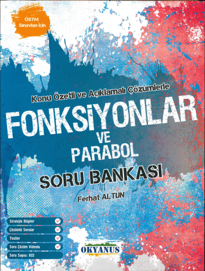 TYT-AYT FONKSİYONLAR VE PARABOL ÇÖZÜMLÜ SORU BANKASI YKS Fotokopi