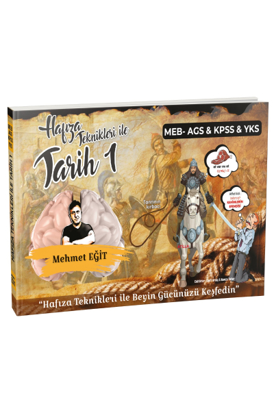 2025 MEB AGS KPSS YKS Hafıza Teknikleri İle Tarih-1 Mehmet Eğit YKS Fotokopi