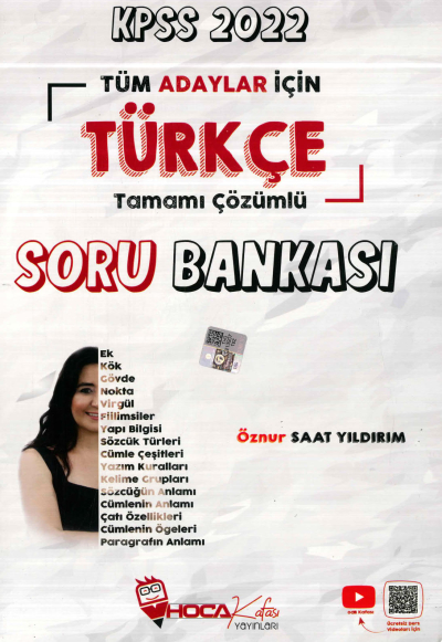 TÜRKÇE TAMAMI ÇÖZÜMLÜ SORU BANKASI TÜM ADAYLAR İÇİN YKS Fotokopi