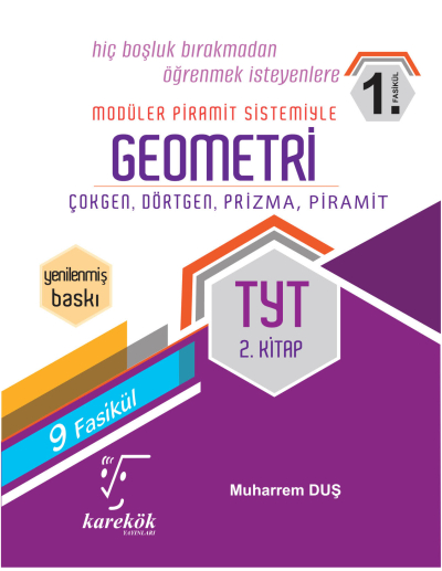 TYT AYT Geometri Mps 2.Kitap (9 Fasikül) YKS Fotokopi