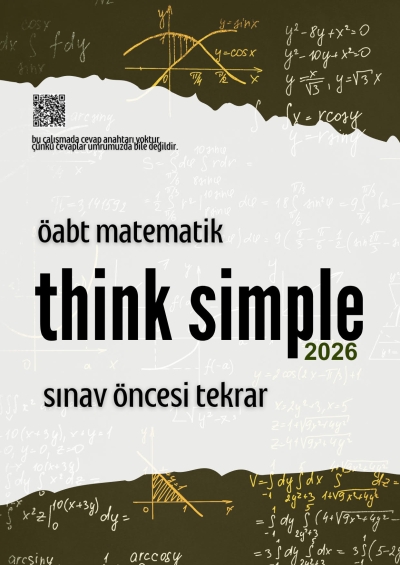 BilgeMatics Hüseyin Hoca ÖABT Matematik Think Simple Sınav Öncesi Tekrar YKS Fotokopi