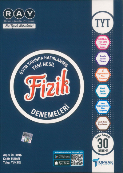 TYT Fizik RAY Konu Analizli 30 Deneme Toprak Yayıncılık YKS Fotokopi