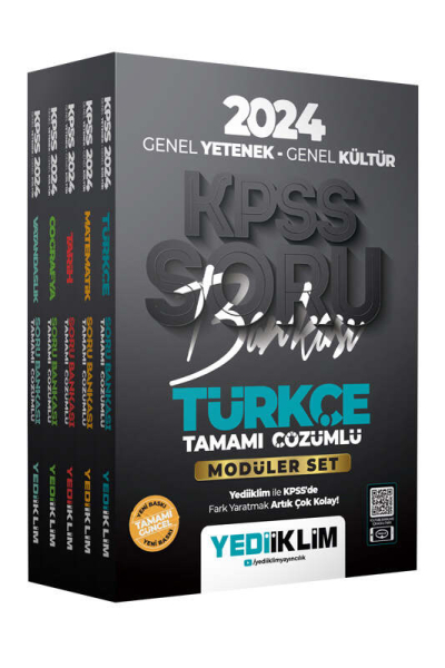 2024 KPSS GY GK Modüler Set Soru Bankası COĞRAFYA YKS Fotokopi