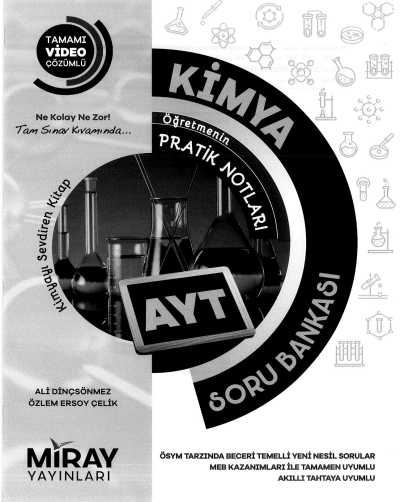 AYT KİMYA ÖĞRETMENİN PRATİK NOTLARI SORU BANKASI YKS Fotokopi
