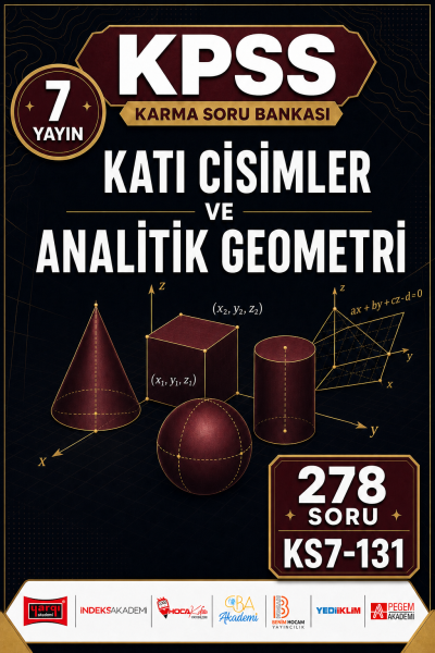 Katı Cisimler ve Analitik Geometri 7 Yayın 278 Soru YKS Fotokopi