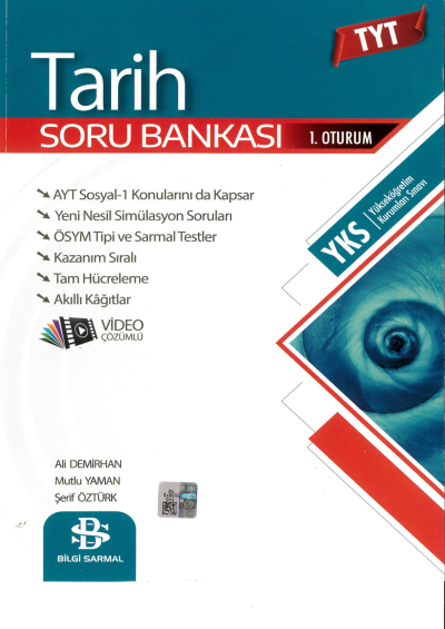 TYT TARİH SORU BANKASI YKS Fotokopi