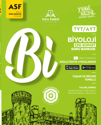 TYT AYT Biyoloji Soru Bankası Föyü Soru Kalesi Yayınları YKS Fotokopi