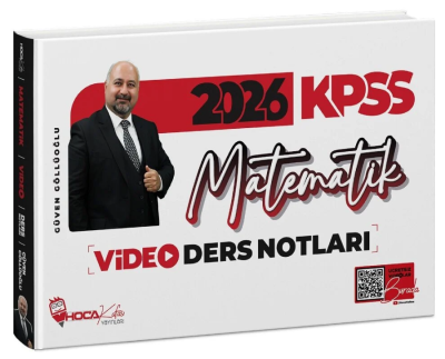2026 KPSS Matematik Video Ders Notları - Güven Göllüoğlu Hoca Kafası Yayınları YKS Fotokopi