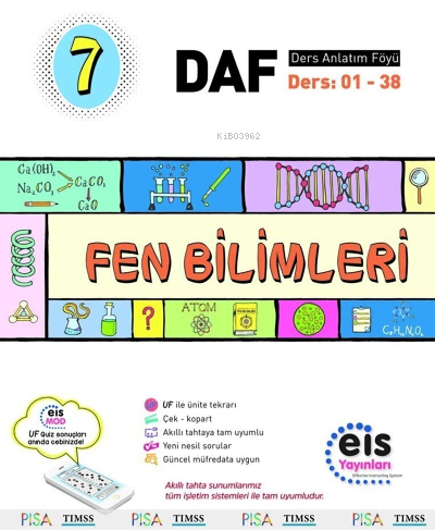 7. Sınıf Matematik DAF Ders Anlatım Föyü Ders: 01-42 Eis Yayınları YKS Fotokopi