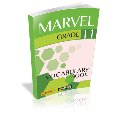 Vocabulary Book - Marvel Grade 11 YKS Fotokopi