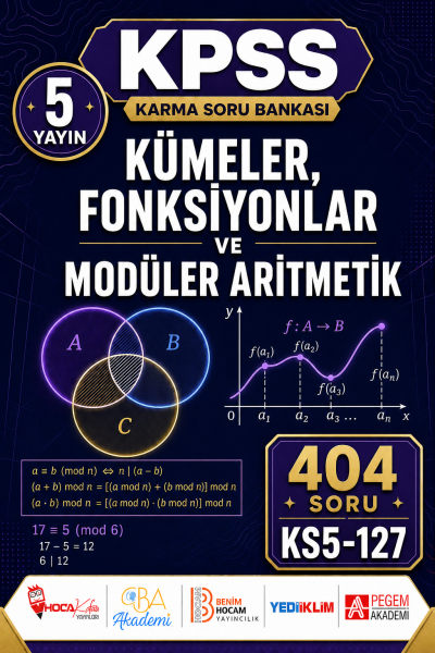 Kümeler, Fonksiyonlar ve Modüler Aritmetik 5 Yayın 404 Soru YKS Fotokopi