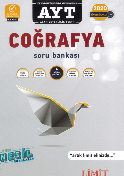 AYT YENİ NESİL COĞRAFYA SORU BANKASI YKS Fotokopi