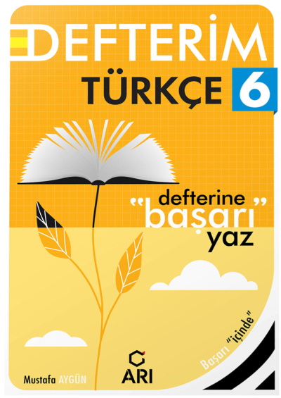 6. Sınıf Türkçe Defterim Arı Yayıncılık YKS Fotokopi