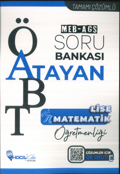 2025 ÖABT MEB-AGS Lise Matematik Öğretmenliği Atayan Soru Bankası Çözümlü Hoca Kafası Yayınları YKS Fotokopi