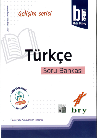 TÜRKÇE SORU BANKASI B SERİSİ ORTA DÜZEY YKS Fotokopi