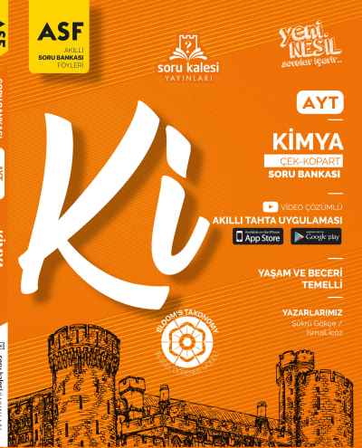 AYT Kimya Çek Kopart Akıllı Soru Bankası Föyü ASF Soru Kalesi Yayınları YKS Fotokopi