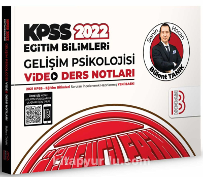 GELİŞİM PSİKOLOJİSİ VİDEO DERS NOTLARI YKS Fotokopi