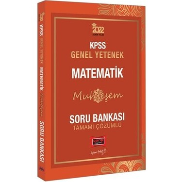 2022 KPSS Genel Yetenek Genel Kültür MUHTEŞEM MATEMATİK Soru Bankası  YKS Fotokopi