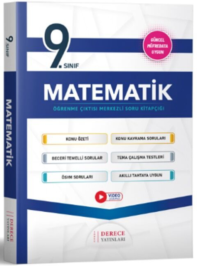 9. Sınıf Matematik Modüller Set Sonuç Derece Yayınları YKS Fotokopi