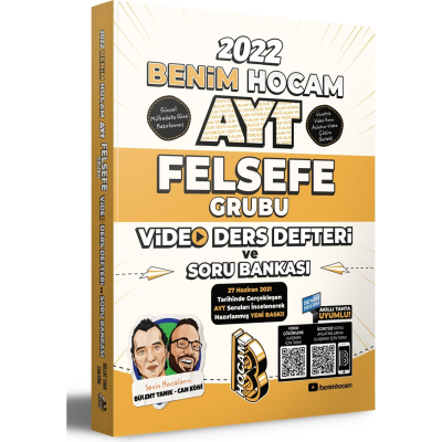 AYT FELSEFE GRUBU VİDEO DERS DEFTERİ VE SORU BANKASI YKS Fotokopi