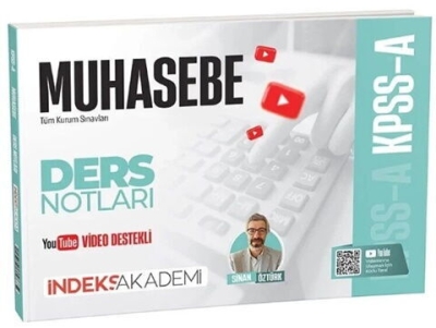 KPSS A Grubu Muhasebe Video Ders Notları Sinan Öztürk İndeks Akademi Yayıncılık YKS Fotokopi