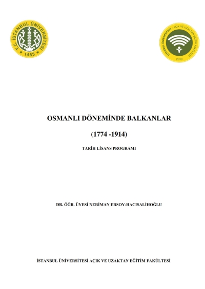 Osmanlı Döneminde Balkanlar (1774-1914) YKS Fotokopi