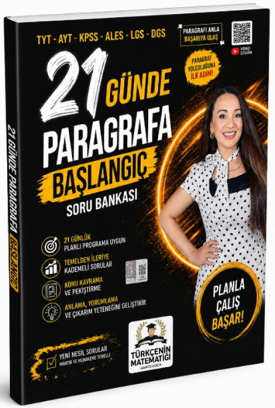 Türkçenin Matematiği 21 Günde Paragrafa Başlangıç Soru Bankası YKS Fotokopi