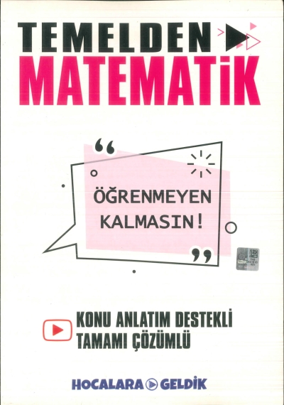 Temelden Matematik Öğrenmeyen Kalmasın Hocalara Geldik YKS Fotokopi