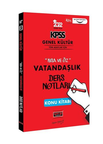KPSS Genel Kültür Kısa ve Öz Vatandaşlık Ders Notları Konu Kitabı YKS Fotokopi