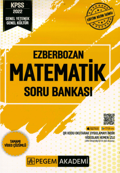 EZBERBOZAN MATEMATİK ÇÖZÜMLÜ SORU BANKASI YKS Fotokopi
