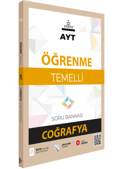 AYT-ÖĞRENME TEMELLİ COĞRAFYA SORU BANKASI EPHESUS YAYINLARI
