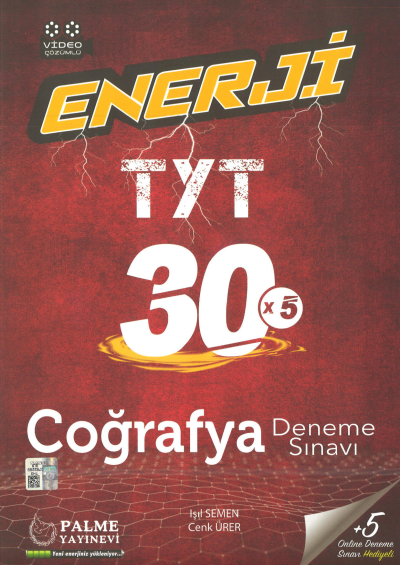 TYT Coğrafya Enerji 30 x5 Deneme Sınavı YKS Fotokopi