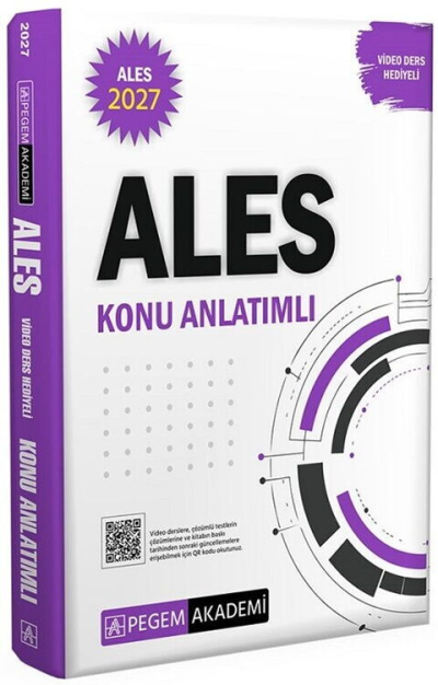 2027 ALES Konu Anlatımlı (Video Ders Hediyeli) Pegem Akademi Yayıncılık YKS Fotokopi